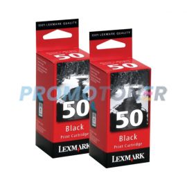 Lexmark 50 Ink Cartridge Black Pack Of 2