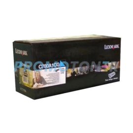 LEXMARK C780A1CG CYAN TONER - 6000 PAGES FOR C-780DN