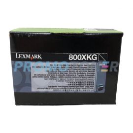 LEXMARK 800XKG 80C0XKG BLACK TONER - 8000 PAGES FOR CX-510DE MFP