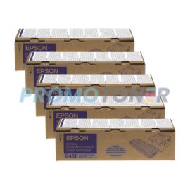Epson 0438 Toner Cartridge Black Pack Of 5