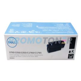 DELL 593-11140 BLACK TONER - 2000 PAGES FOR 1250C COLOUR PRINTER