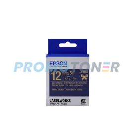 EPSON LK-4HKK GOLD ON NAVY BLUE LABELS FOR LABELWORKS LW 300