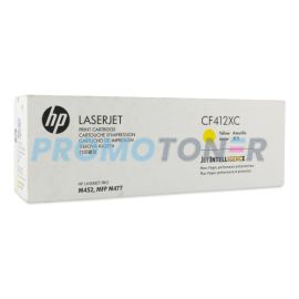 HP CF412XC YELLOW TONER - 5000 PAGES FOR COLOR LASERJET PRO M452DN