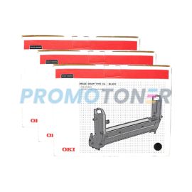 Okidata Type C4 Drum Black Pack Of 3