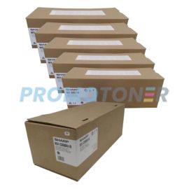 Sharp MX-C607P Toner and Drum Black Pack of 5