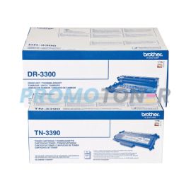 Brother TN-3390 Toner and DR-3300 Drum Pack of 2