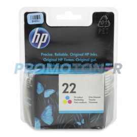HP 22 C9352AE TRI-COLOR INK - 165 PAGES FOR DESKJET 3910