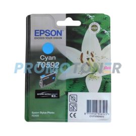 EPSON T0592 C13T05924010 CYAN INK - 440 PAGES FOR STYLUS PHOTO R2400