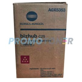 KONICA MINOLTA TNP-27M MAGENTA TONER - 6000 COLOR PAGES FOR BIZHUB C20
