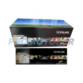 Lexmark X860de Toner and Drum Black Pack of 2