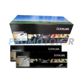 Lexmark X860de Toner and Drum Black Pack of 3
