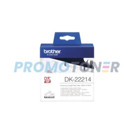 BROTHER DK-22214 BLACK ON WHITE P-TOUCH TAPE FOR QL-500