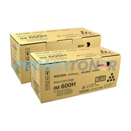 Ricoh IM600H Toner Cartridge Black Pack Of 2