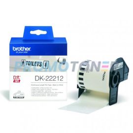BROTHER DK-22212 BLACK ON WHITE P-TOUCH TAPE FOR QL-500