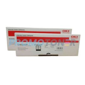 Okidata C610 Toner Black 2 Pack