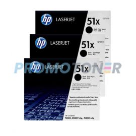 HP 51X Toner Black 3 Pack