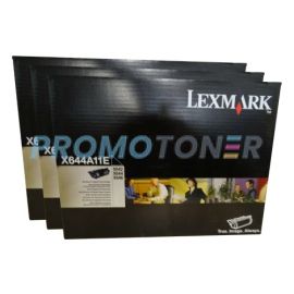 Lexmark X644E Toner Black 10K 3 Pack