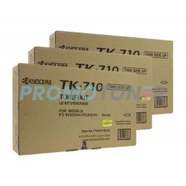 Kyocera Mita TK-710 Toner Black Pack Of 3