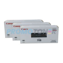 Canon 708 Toner Cartridge Black Pack Of 3