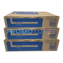 Kyocera Mita TK-725 Toner Kit Black Pack Of 3