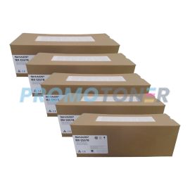 Sharp MX-C607P Toner Cartridge Black Pack Of 5