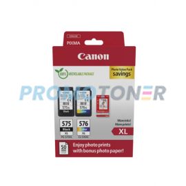 CANON PG-575XL CL-576XL 5437C006 BLACK / COLOR INK - 400 B/W PAGES FOR PIXMA TR4750I