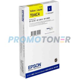 EPSON T04C4 C13T04C44N YELLOW INK - 1700 PAGES FOR WORKFORCE PRO WF-C8190D3TWC