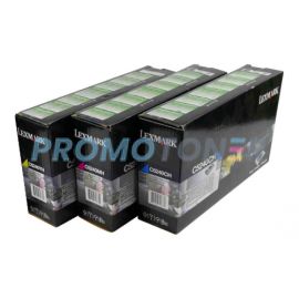 Lexmark C532n Toner CMY High Yield Pack of 3