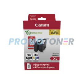 CANON CL-586XL PG-585XL 6204C005 BLACK / COLOR INK - 300 B/W PAGES FOR PIXMA TS7650I