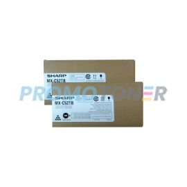 Sharp MX-C428F Toner Cartridge Black Pack Of 2