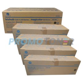 Konica Minolta TN-318 Toner and IU-312 Imaging Unit Black Pack of 5