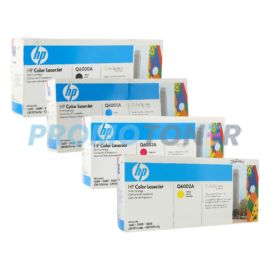 HP 124A Toner CMYK Pack of 4