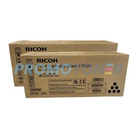 Ricoh P C600 Toner Cartridge Black Pack Of 2