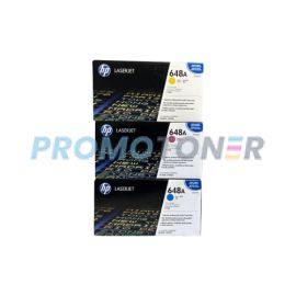 HP 648A Toner CMY Pack of 3