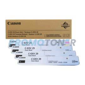 Canon C-EXV29 Toner and Drum Black Pack of 5