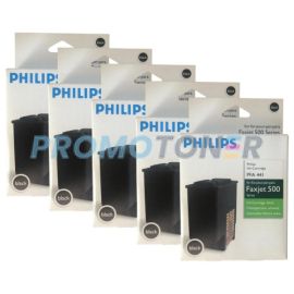 Philips Pfa 441 Ink Cartridge Black Pack Of 5
