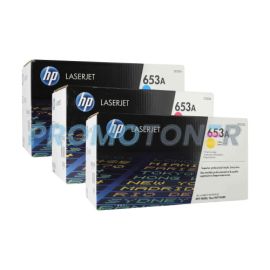 HP 653A Toner CMY Pack of 3