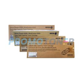 Xerox Phaser 6500 Toner CMYK High Yield Pack of 4