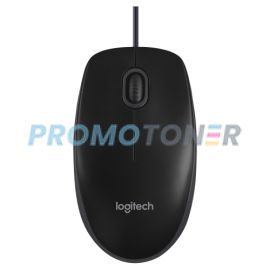 LOGITECH B100 WIRED USB MOUSE BLACK