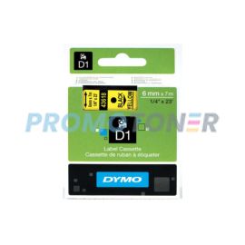 DYMO D1 LABELS S0720790 NEGRO EN AMARILLO ETIQUETAS PARA LM 400