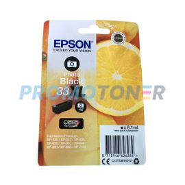 EPSON 33XL C13T33614012 FOTO NEGRO TINTA - 400 PÁGINAS PARA EXPRESSION PREMIUM XP-530