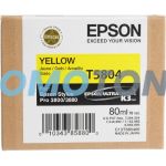 EPSON T5804 T580 T580400 YELLOW INK - 245 PAGES FOR STYLUS PRO 3800