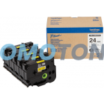 BROTHER HGE-651V5 BLACK ON YELLOW P-TOUCH TAPE FOR PT-E300