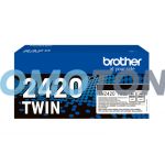 BROTHER TN-2420 TN-2420TWIN BLACK TONER - 6000 PAGES FOR DCP-L2510D