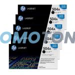 HP 504A Toner Black 5 Pack