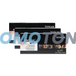 Lexmark E460 Toner Black 15K 3 Pack