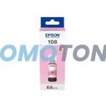EPSON 108 C13T09C64A LIGHT MAGENTA INK - 7200 PAGES FOR ECOTANK L18050