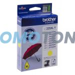 BROTHER LC-225XL LC-225XLY YELLOW INK - 1200 PAGES FOR MFC-J5320DW