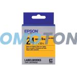 EPSON LK-6YBP BLACK ON YELLOW LABELS FOR LABELWORKS LW 600P