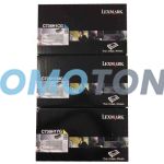 Lexmark C736 Toner CMY Extra High Yield Pack of 3
